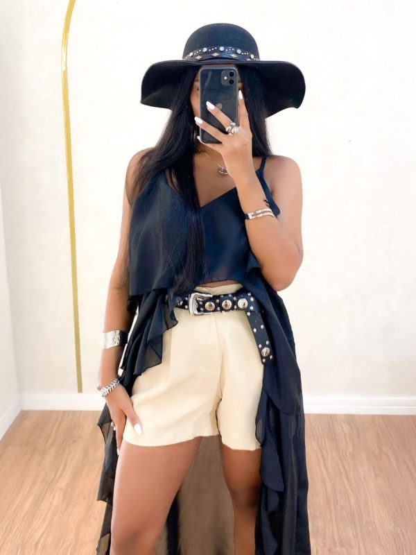 BATA BOHO PRETO
