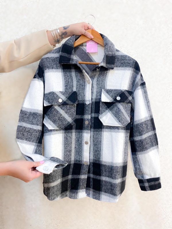 CAMISA XADREZ FLANELA IMPORTADA PRETA