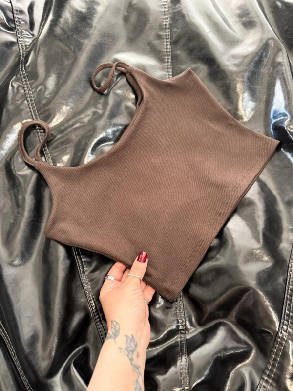 CROPPED CLUB ALGODÃO CACAU