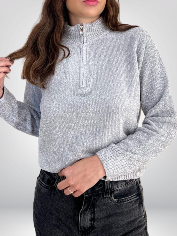 BLUSA PONTO DE LUZ CINZA LIGHT